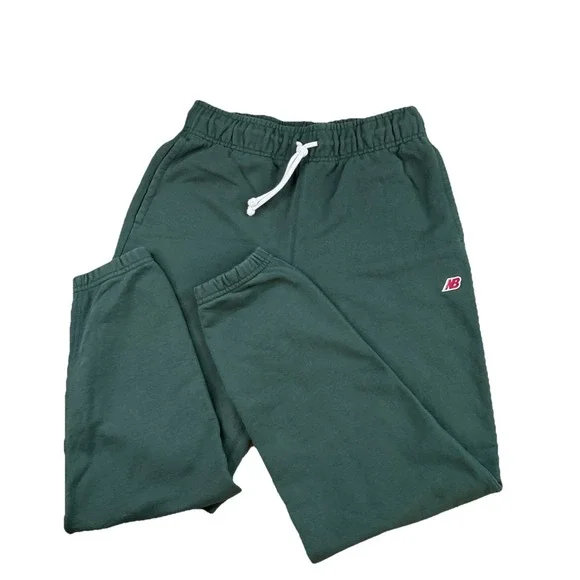New Balance Sweatpants Green Made In USA Core‎ Teddy Santis Joggers Men Sz MT - Picture 6 of 12